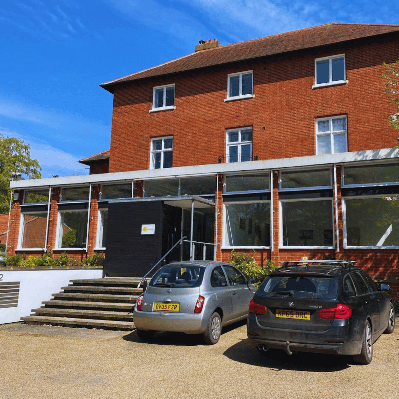 outdoor photo taken of the front of the Norfolk office